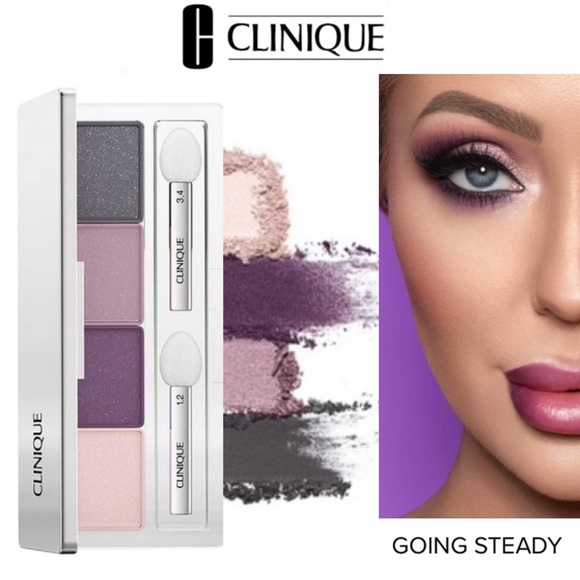 CLINIQUE All About Shadow Quad GOING STEADY - Picture 1 of 14